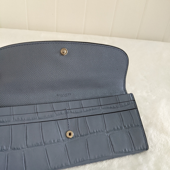 Vintage Coach Croc Embossed Wallet - Picture 6 of 9